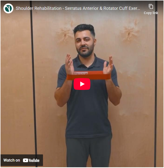 Shoulder Rehabilitation - Serratus Anterior & Rotator Cuff Exercises