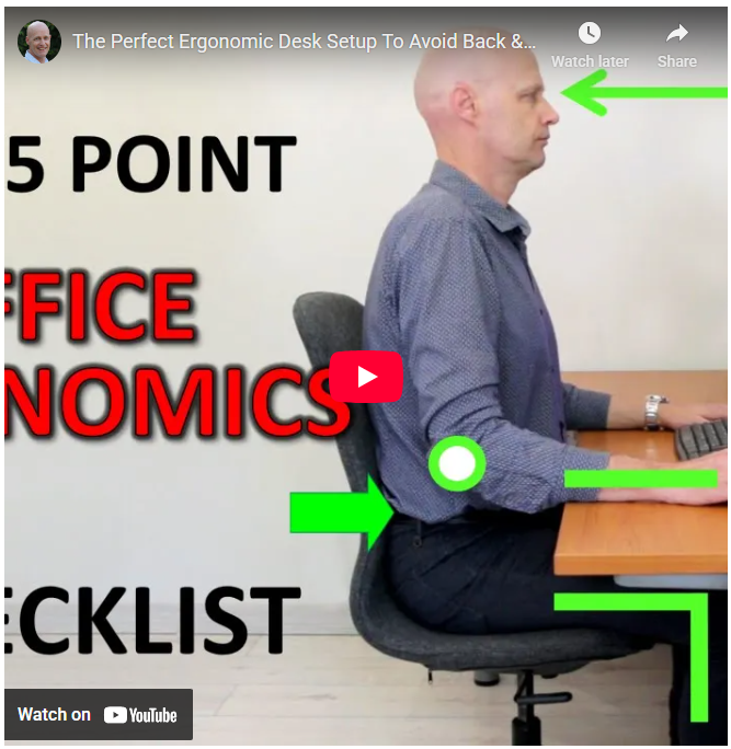The Perfect Ergonomic Desk Setup To Avoid Back & Neck Pain