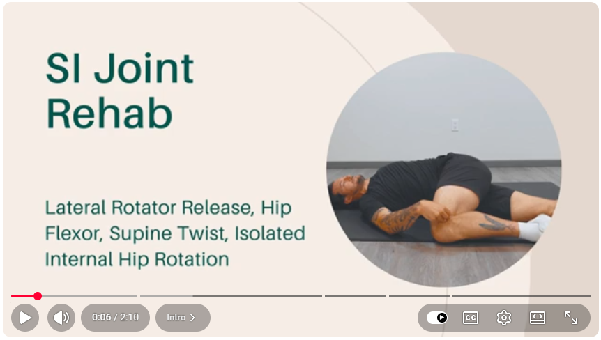 SI Joint Rehab